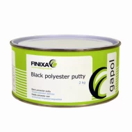 Gapol polyesterplamuur zwart 2kg. + verharder