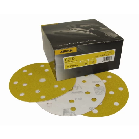 Mirka Gold 150 mm velcro 15 gaten